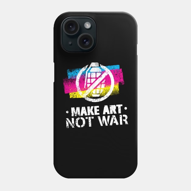 Make Art Not War Phone Case by kimmieshops