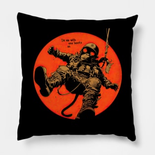 Die with your boots on Iron Maiden monkey Pillow