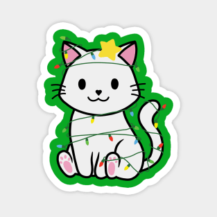 Xmas kitty Magnet