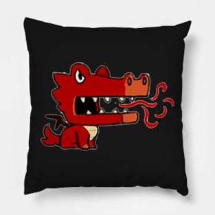 fire dragon. Pillow