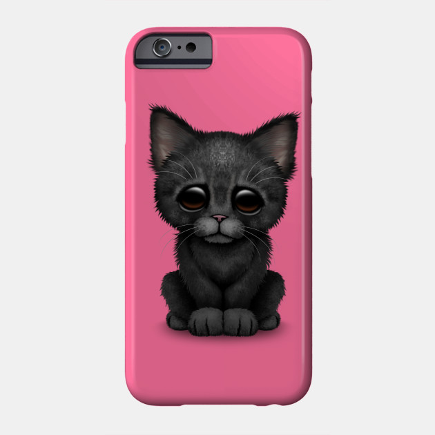 Cute Black Kitten Cat Kitten Phone Case Teepublic