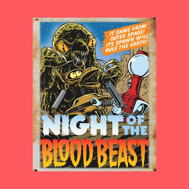 Mystery Science Rusty Barn Sign 3000 - Night of the Blood Beast by Starbase79