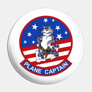 Tomcat Plane Captain Pin