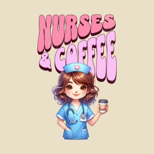 Nurses & Coffee T-Shirt