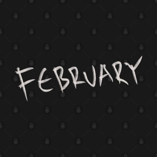 Hand Drawn February Month by Saestu Mbathi