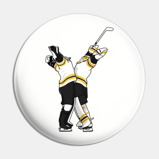 Goalie love celly Pin