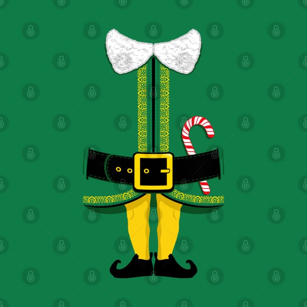 Mini Elf Yourself - Funny Christmas Elf Costume T-Shirt by ChattanoogaTshirt