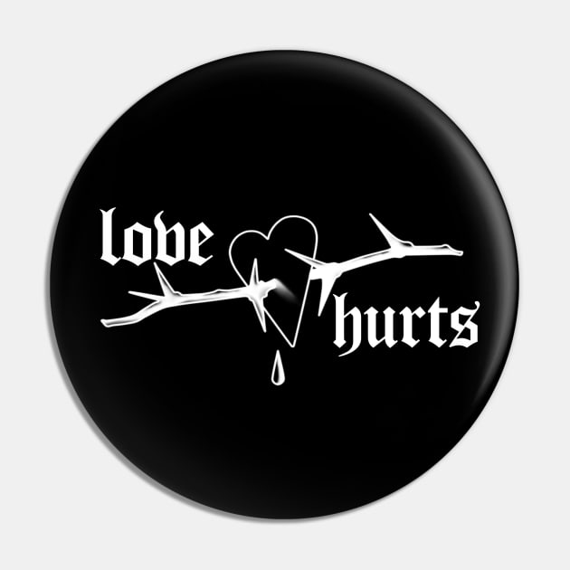 Love Hurts | Blackwork Tattoo design Pin by Smurnov