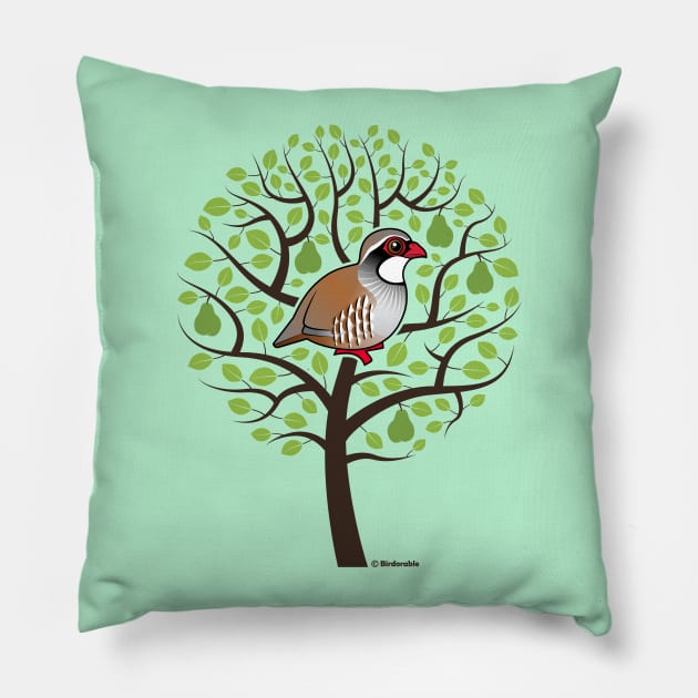 Birdorable Partridge in a Pear Tree Pillow by birdorable