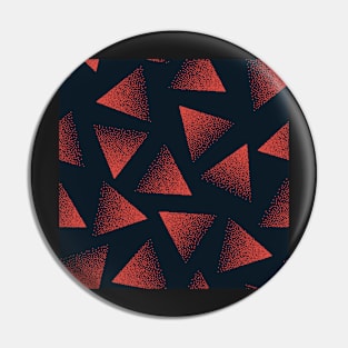 Red Triangles Pin