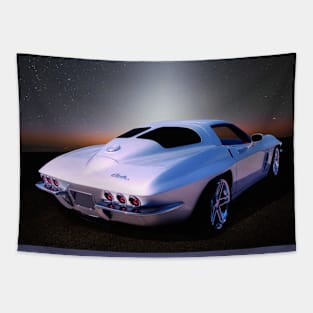 1963 Corvette C6 Retro Styled Tapestry