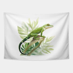 Green Anole Tapestry