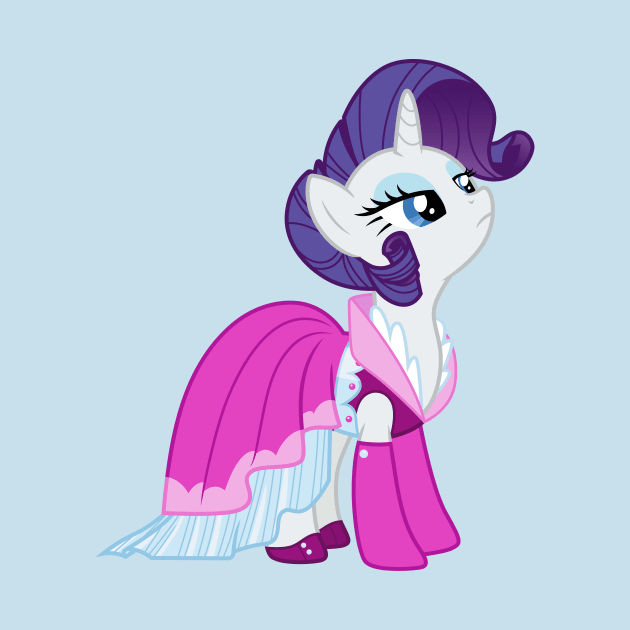 Rarity in a pink dress 4 by CloudyGlow