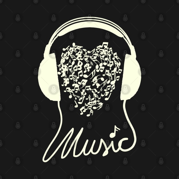 i love to Listen to Music and Gift for Musician and Music Lover by Mewzeek_T