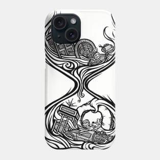 A Loop in Time Phone Case