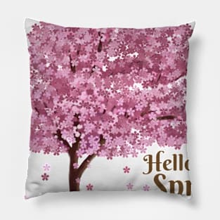 Hello spring Pillow