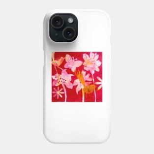 Butterflies and Birds Phone Case