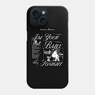 Whitney Houston Vintage I'm Your Baby Tonight Phone Case