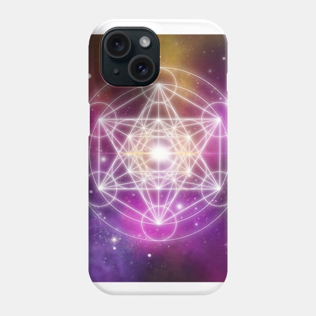 Metatron's Cube Phone Case by AddisonK