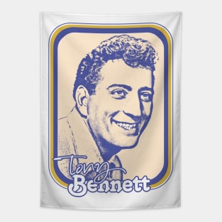 Tony Bennett  / Retro Style Fan Design Tapestry