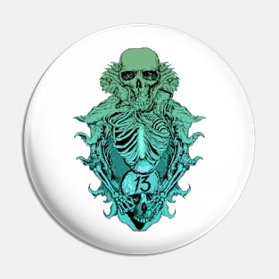 Skeleton Number Thirteen III Pin