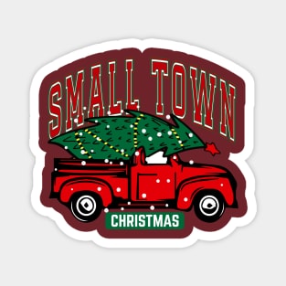 Small Town Christmas Magnet