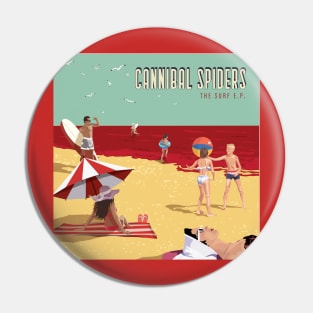 Cannibal Spiders 'The Surf E.P.' Pin