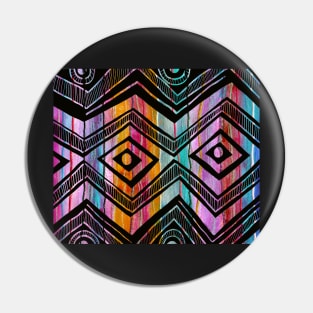 Tribal Lines - Black Pin