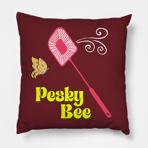 Pesky Bee - DHMIS Pillow by INLE Designs