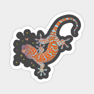 Kawaii Tokay Gecko Magnet