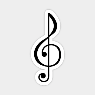 Treble Clef Symbol Magnet