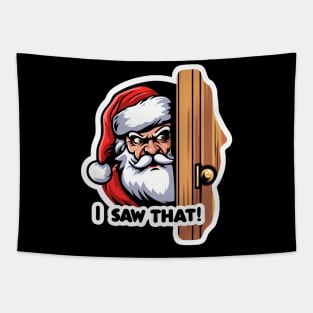 I SAW THAT meme Santa Claus Sus Tapestry