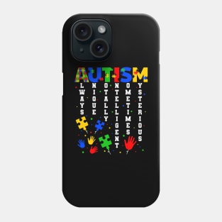 Autism Always Unique Totally Intelligent Phone Case
