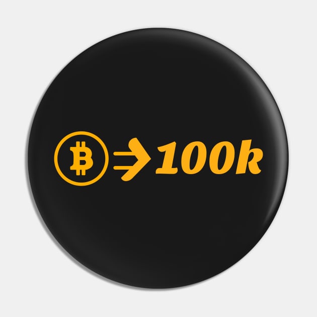 Bitcoin $100,000 Pin by faiiryliite