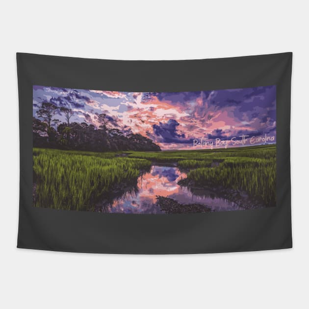 Botany Bay, South Carolina Tapestry by Gestalt Imagery