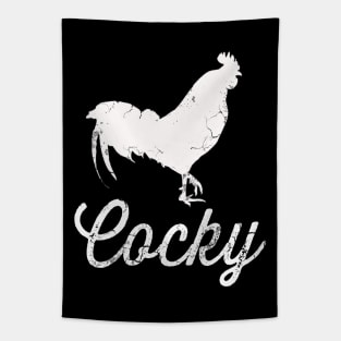 Cocky Rooster Tapestry