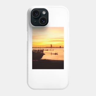 Harbour sunrise Phone Case