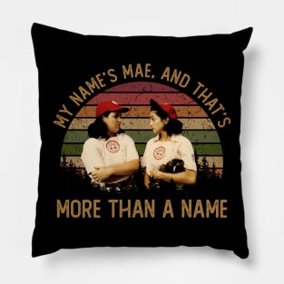 Retro Movie Vintage Baseball Playerwomen My Favorite Pillow