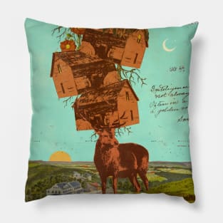 DEER POSTCARD Pillow