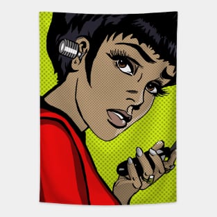 Lieutenant Uhura Lichtenstein Tapestry