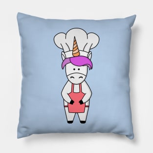 Adorable unicorn cooking Pillow