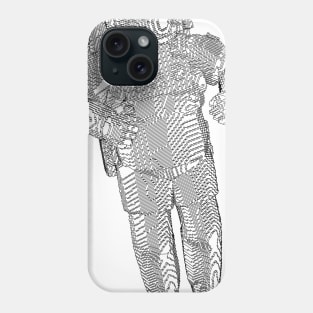 Astronaut voxel Phone Case