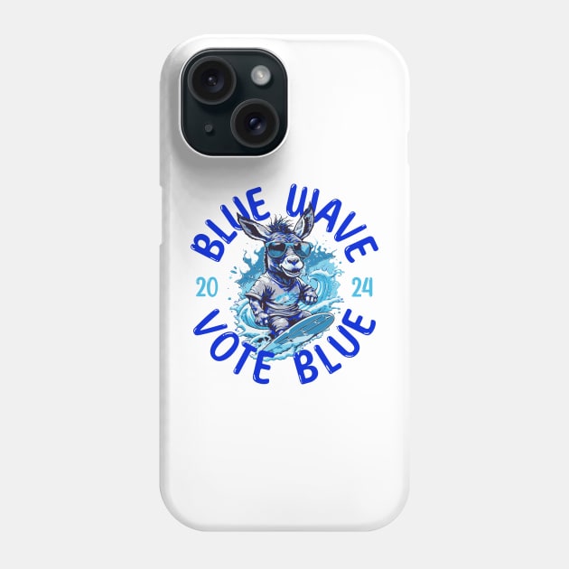 Blue Wave 2024 Phone Case by EthosWear