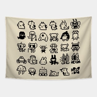 Pixel Monsters Tapestry