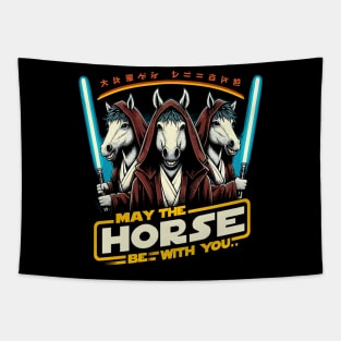 May the Horse be with You Tapestry