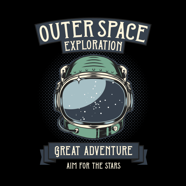 Outer Space Exploration by CyberpunkTees