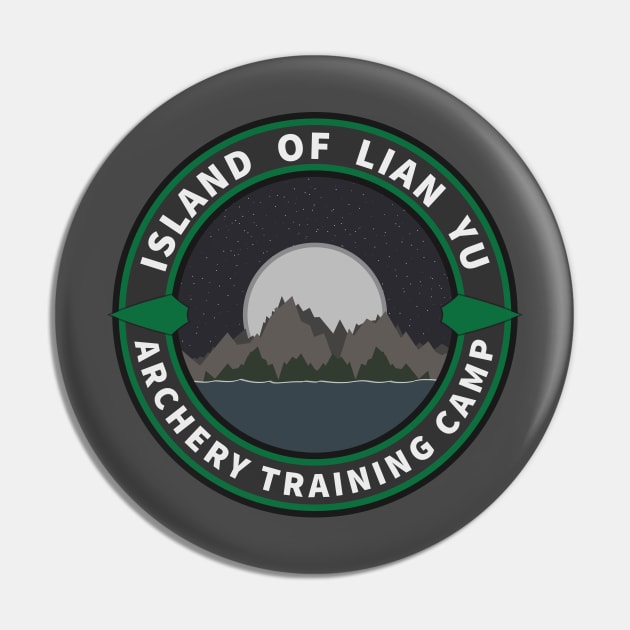 Island of Lian Yu - Archery Training Camp Pin by callumlwale