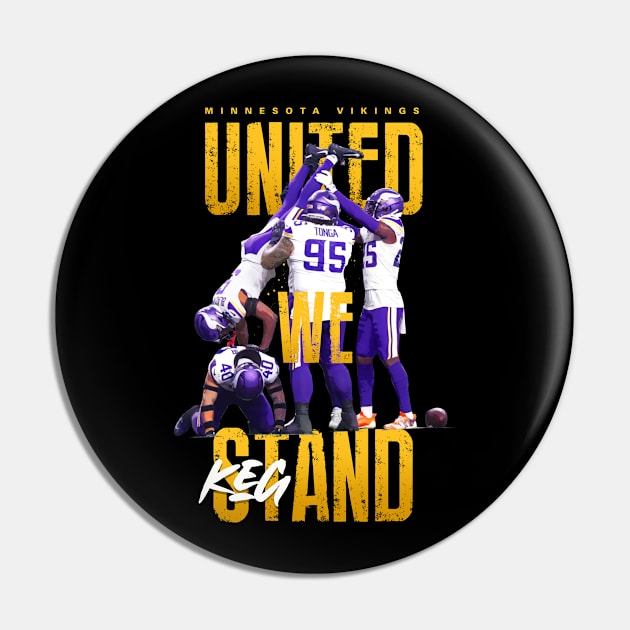 Minnesota Vikings Keg Stand Celebration Pin by Juantamad