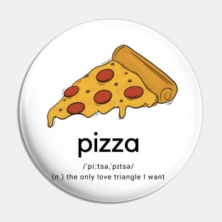 Pizza love triangle dictionary Pin