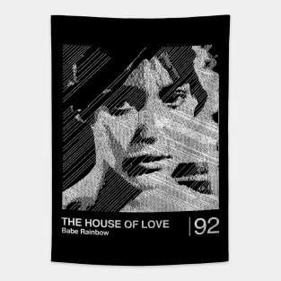 The House Of Love / Minimalist Graphic Artwork Design Tapestry